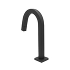 Torneira Banheiro Lavatório Quadrada Baixa Preto Fosco 1/4v