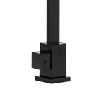 Torneira Banheiro Lavatório Quadrada Bica Alta Móvel Preto