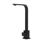 Torneira Banheiro Lavatório Quadrada Bica Alta Móvel Preto