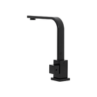 Torneira Banheiro Lavatório Quadrada Bica Móvel Slim Preto