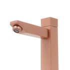 Torneira Banheiro Lavatorio Quadrada Mesa Rose Gold Luxo