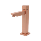 Torneira Banheiro Lavatorio Quadrada Mesa Rose Gold Luxo