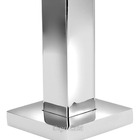 Torneira Banheiro Lavatório Quadrada Prime Prata Digo.casa