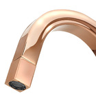 Torneira Banheiro Lavatório Quadrada Rose Gold Pratica Clean