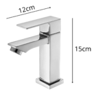 Torneira Banheiro lavatorio Quadrado Luxo Moderna