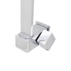 Torneira Banheiro Lavatório Reta Quadrada Parede Cromado 1/4