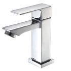 Torneira Banheiro Luxo Quadrada 1/4 Volta Inox Aço Cromada