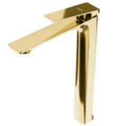 Torneira Banheiro Misturador Alta Atenas Dourada 100% Metal P