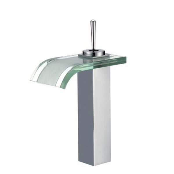 Torneira Banheiro Misturador Monocomando Cascata Alta Quadrada