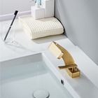 Torneira Banheiro Misturador Monocomando Dourado Escovado