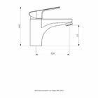 Torneira Banheiro Misturador Monocomando - Preto Fosco - Colo
