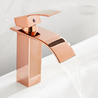 Torneira Banheiro Misturador Monocomando T103-04 Rosa Gold