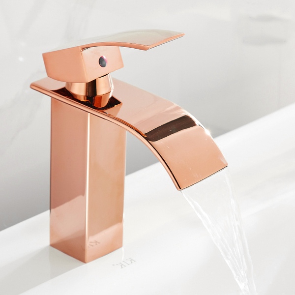 Torneira Banheiro Misturador Monocomando T103-04 Rosa Gold