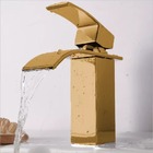 Torneira Banheiro Moncomando Misturador Dourada Padrão Europe