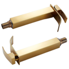 Torneira Banheiro Monocomando Alta Dourado Cascata Premium