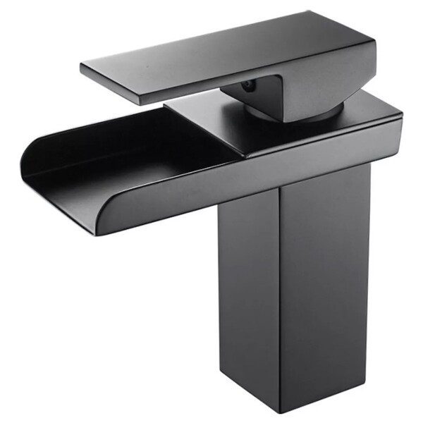 Torneira Banheiro Monocomando Banheiro Novadecor Preta