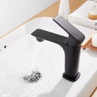 Torneira Banheiro Monocomando Bica Baixa Preta