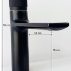 Torneira Banheiro Monocomando Bica Baixa Preto Fosco