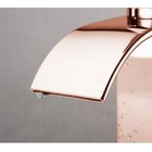 Torneira Banheiro Monocomando Cascata Alta Luxo Rose Gold