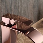 Torneira Banheiro Monocomando Cascata Bica Baixa Rose Gold