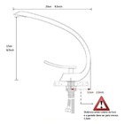 Torneira Banheiro Monocomando Luxo Dourada