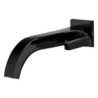 Torneira Banheiro Parede Bella Clássica Preto Brilhante Fani