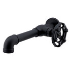 Torneira Banheiro Parede Living Preto Fosco Fani