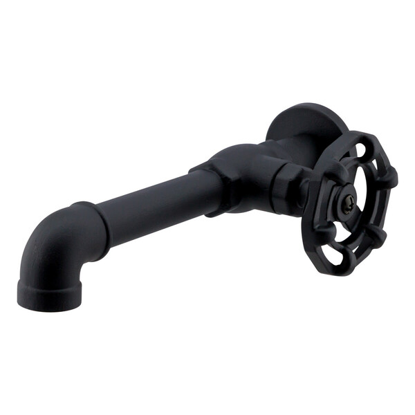 Torneira Banheiro Parede Living Preto Fosco Fani