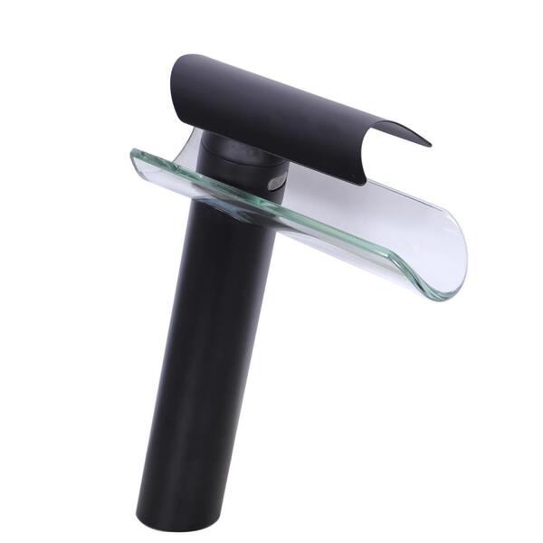 Torneira Banheiro Preta Calha Alta Misturador Monocomando