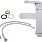 Torneira Banheiro Quadrada Monocomando Cromada