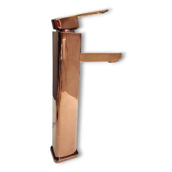 Torneira Banheiro Reta Alta Monocomando Misturador Quente e F