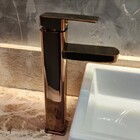 Torneira Banheiro Reta Alta Monocomando Misturador Quente e F