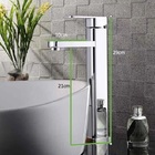 Torneira Banheiro Reta Alta Monocomando Misturador Quente e F