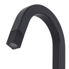 Torneira Banheiro Slim Tube Quadrada Alta Preta