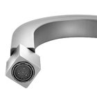 Torneira Banheiro Tube Quadrada Inox Escovado Pratica Clean