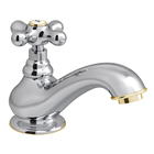 Torneira Belle Epoque Deca Bica Media Cromado Com Dourado - 1