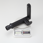 Torneira Bica Alta 22cm Misturador Monocomando Preta Aço