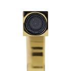 Torneira Bica Alta Banheiro Gold Dourado 1/4 De Volta Tube