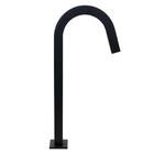 Torneira Bica Alta Banheiro Preto Fosco 1/4 De Volta Tube