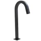 Torneira Bica Alta Banheiro Preto Fosco 1/4 De Volta Tube