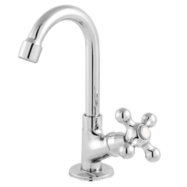 Torneira Bica Movel Abs Cromada Lavatorio 1198 C-33 1/4 Volta