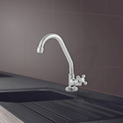 Torneira Bica Móvel Alta 1/4 De Volta - Bancada - C33 Del Met