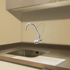 Torneira Bica Móvel Alta 1/4 De Volta - Parede - C50 - Exclus