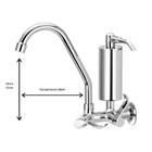 Torneira Bica Móvel Cozinha Parede C/filtro Slim Metal Casagr