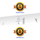 Torneira Bica Móvel Cozinha Parede Com Filtro Slim Metal 1/4