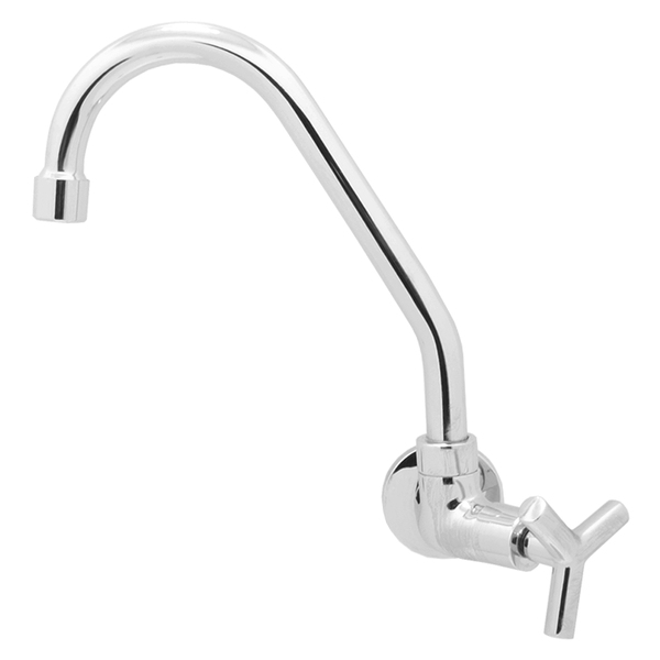 Torneira Bica Movel Parede Cozinha C55 1/4 Volta