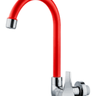 Torneira Bica Móvel Parede Cozinha Twist Vermelho Herc 2941