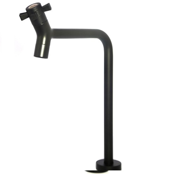 Torneira Black Aço Inox Escovado 304 Mesa Alta 1198 Stone