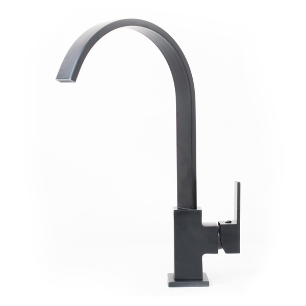 Torneira Black Bica Alta Banheiro Metal Monocomando Padrão Lu