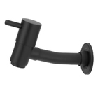 Torneira Black/preto Para Tanque/jardim/lavatório Metal Reta